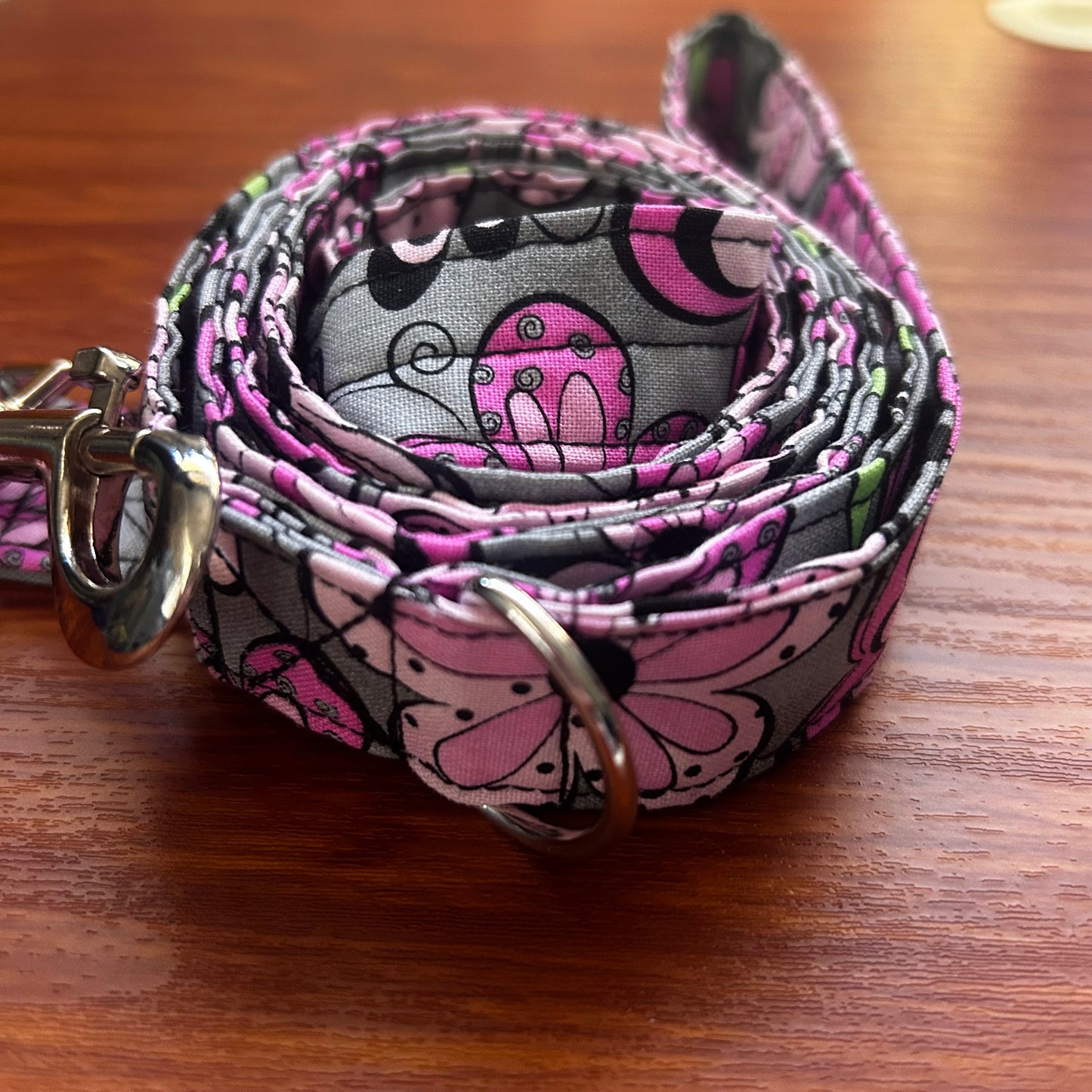 Pink Flower Dog leash