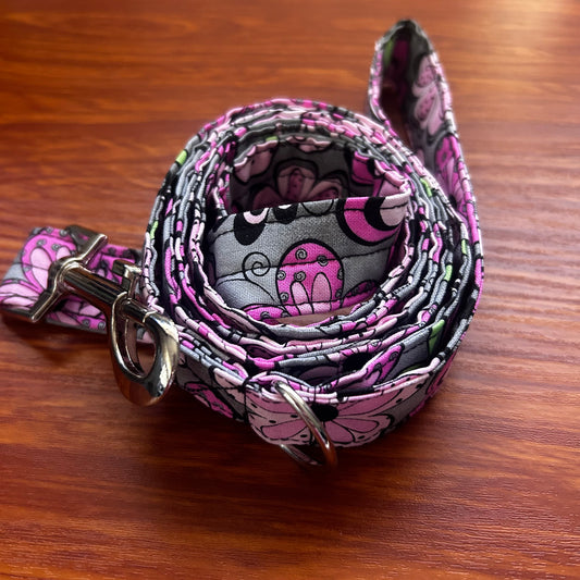 Pink Flower Dog leash