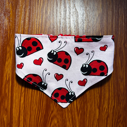 Ladybug Reversible Scrunchie Bandana