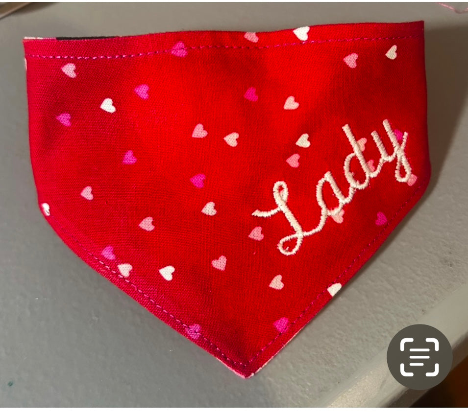 Customizable Scrunchie Bandana with Name